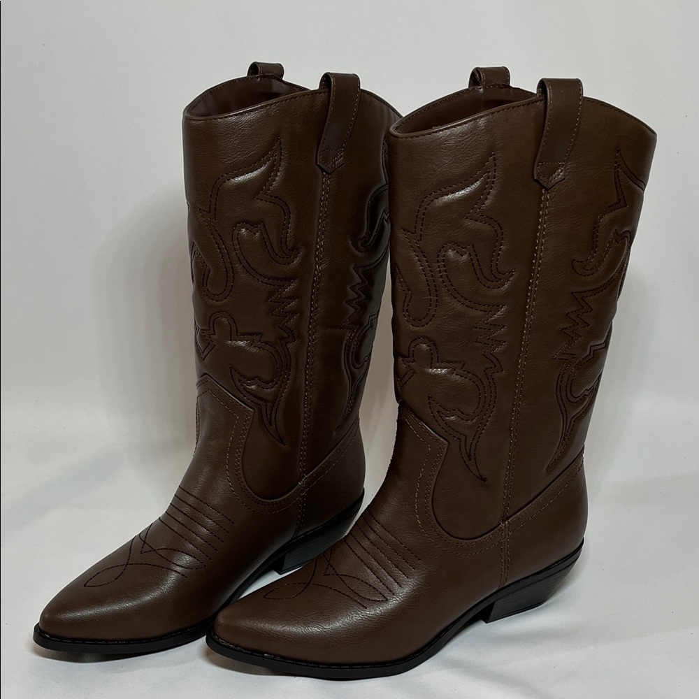Soda Men's Dark Brown Western Boots